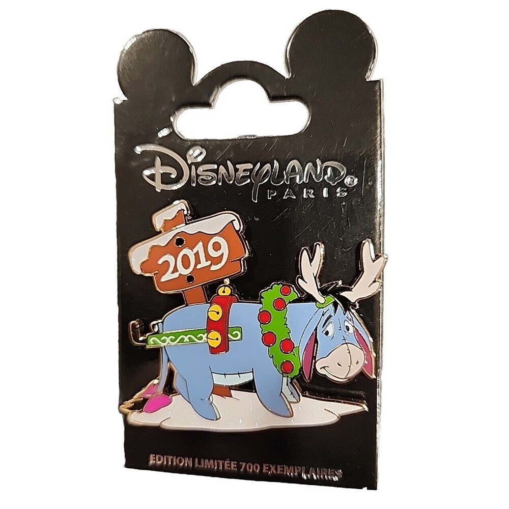 Disney Trading Pin 137733 DLP Joyeux Noel 2019 Reindeer Eeyore Paris‎ LE 700
